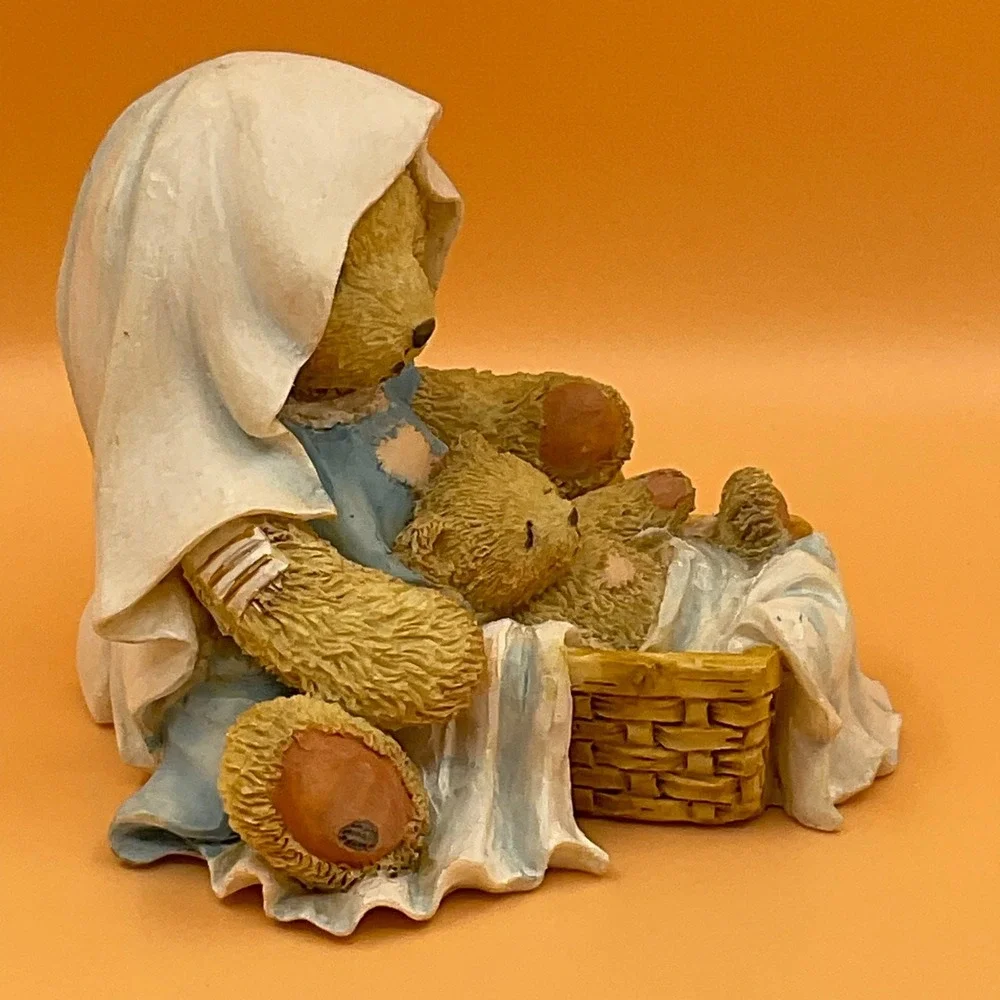 Cherished Teddies Maria and Baby 1992 A Baby Is Gods Gift Of Love Hamilton Gifts